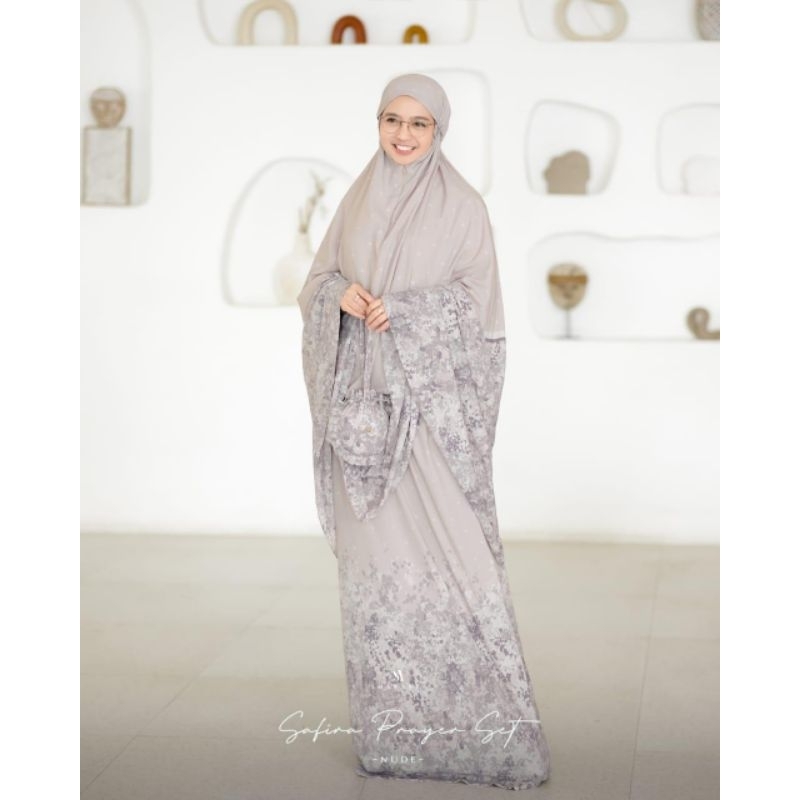 Safira Prayer Set ( Mukena, Pouch ) by shArarea