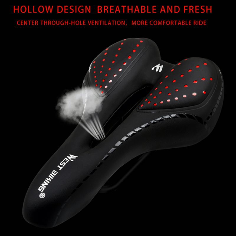 Sadel Gel Empuk - Sadel Sepeda Gel Lembut - Sadel Universal Sepeda