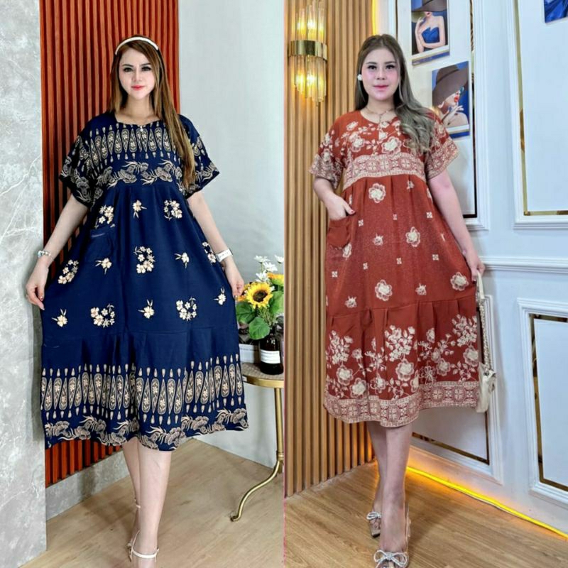 Daster Cibi Aneka Motif, Daster Klok, Daster Kekinian Terbaru Busui