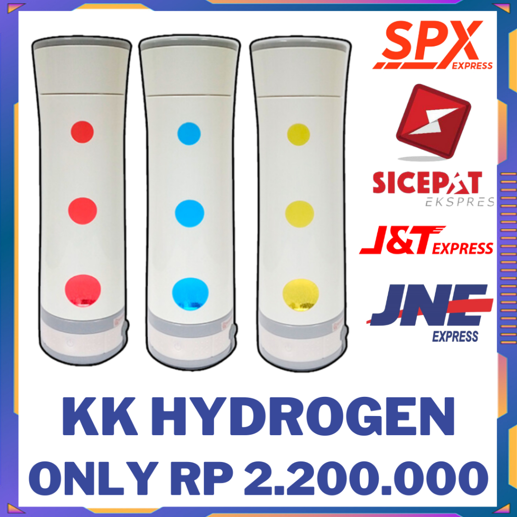 PROMO HEMAT KK HYDROGEN WATER BOTTLE GRATIS SINBISU BOTOL HIDROGEN KK AIR ALKALI SEHAT INDONESIA