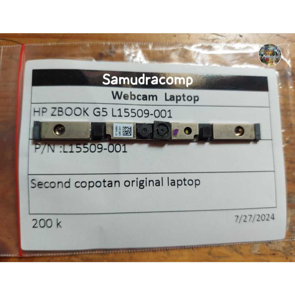 Webcam Laptop HP ZBOOK G5 L15509-001 P/N :L15509-001 Second Copotan Original Laptop