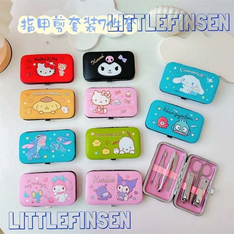 gunting kuku Manicure set sanrio/gunting kuku set travel mini/manicure set lucu