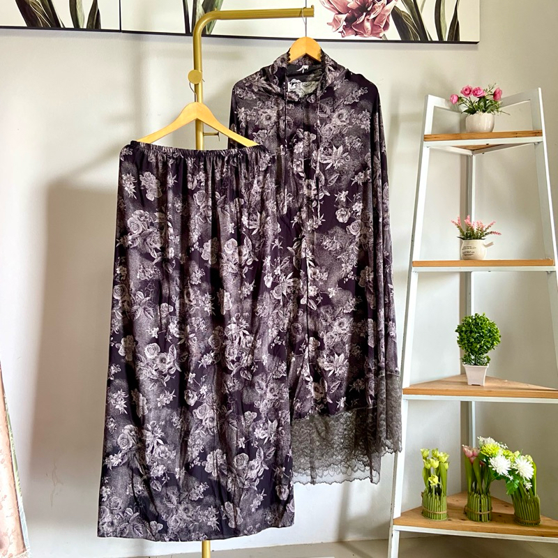 NEW MOTIF || WHD MUKENA || MUKENA TRAVELING RAYON VISCOSE  IMPORT PREMIUM 2 IN 1