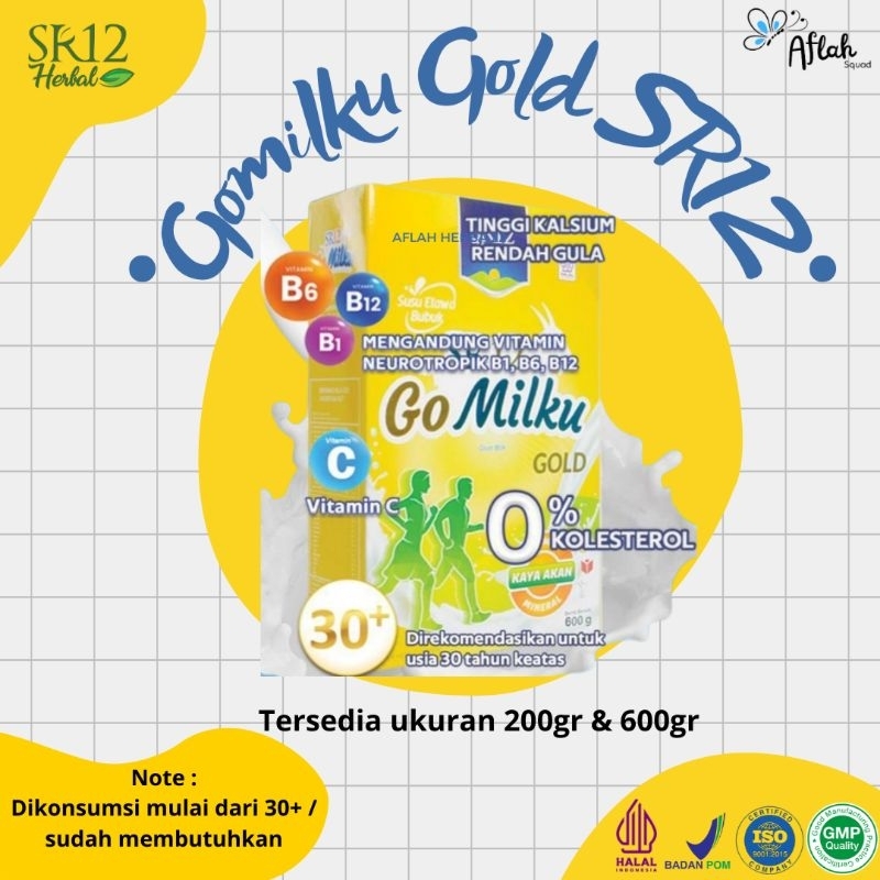 

GOMILKU GOLD SR12 / Susu Kambing plus herbal