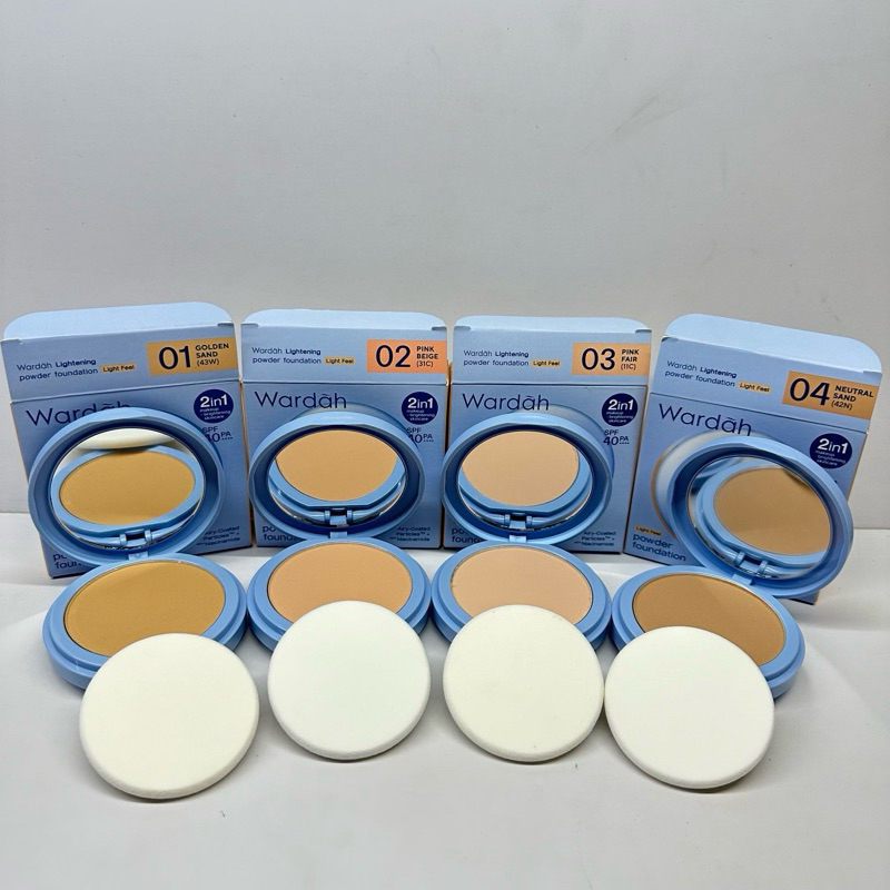 BEDAK PADAT  WARDAH TWO WAY CAKE