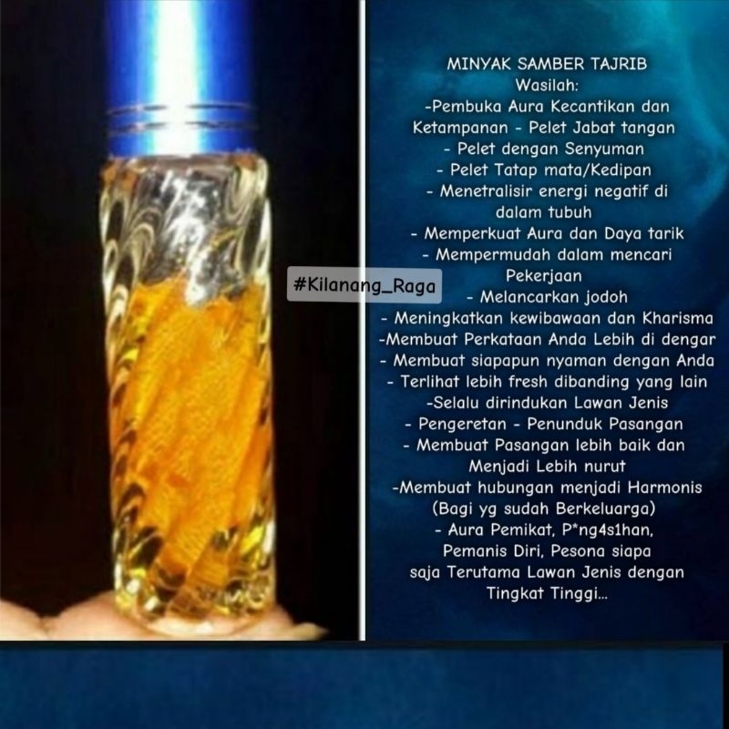 

MINYAK SAMBEER TAAJRIB
