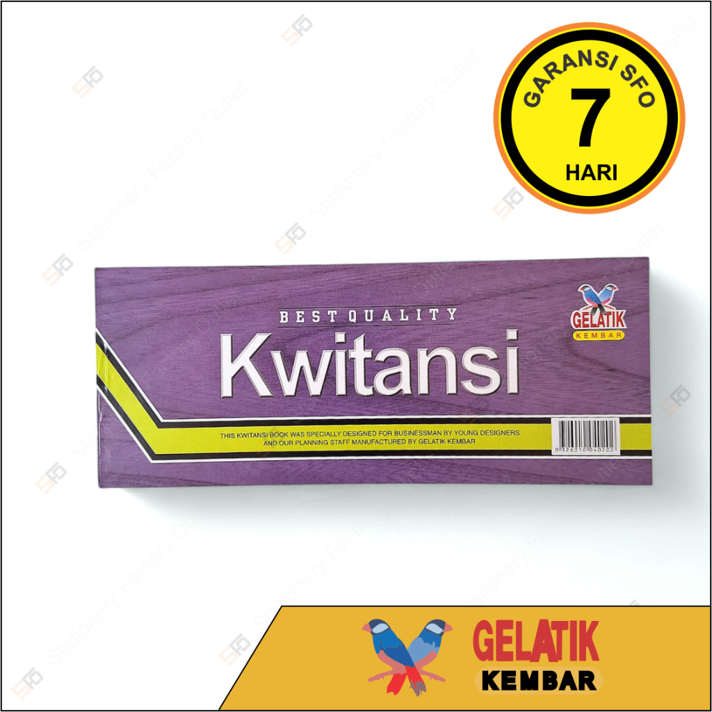 

Buku Kwitansi Gelatik Kembar Kecil - SFO Semarang Official