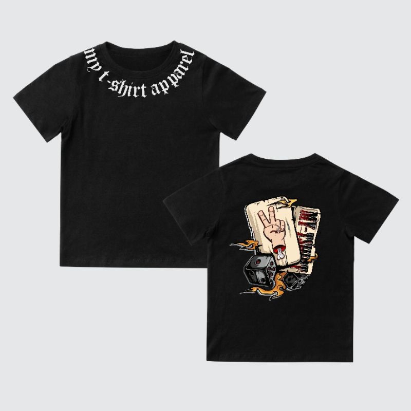 kaos oversize t-shirt apparel cotton combed tebal pria wanita