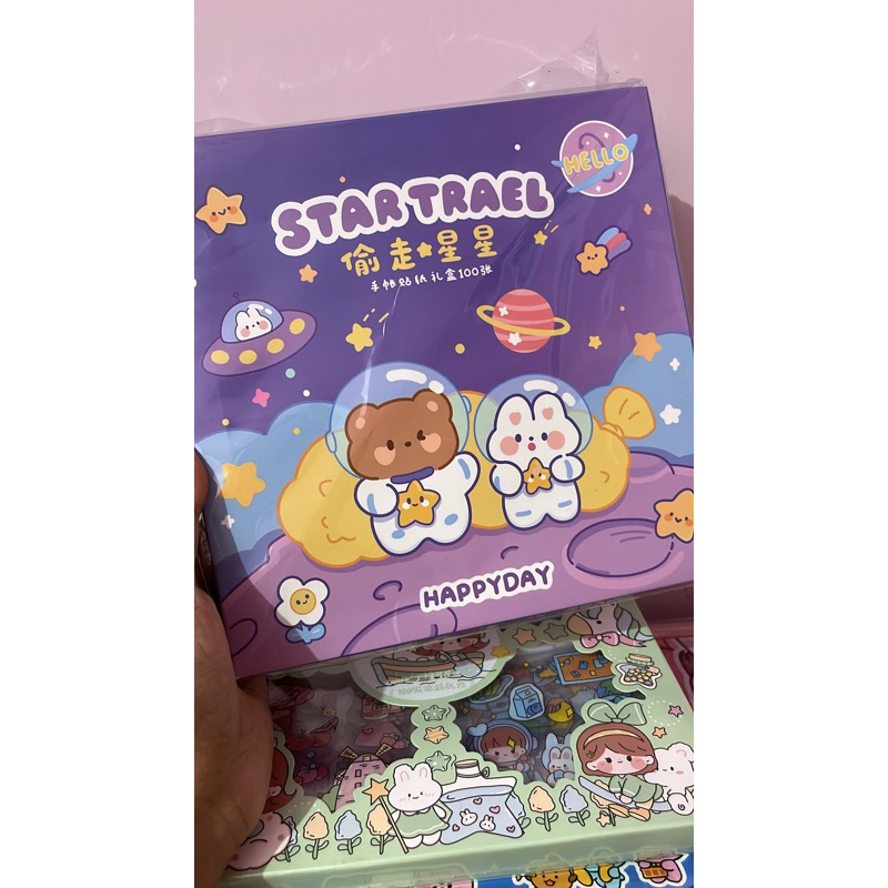 

Stiker Beruang Lucu Happy Day Star Travel isi 100 lembar