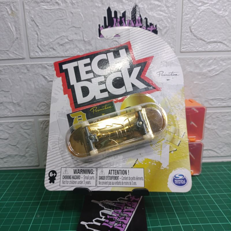 fingerboard tech deck tech deks collab primitive gold ultra rare