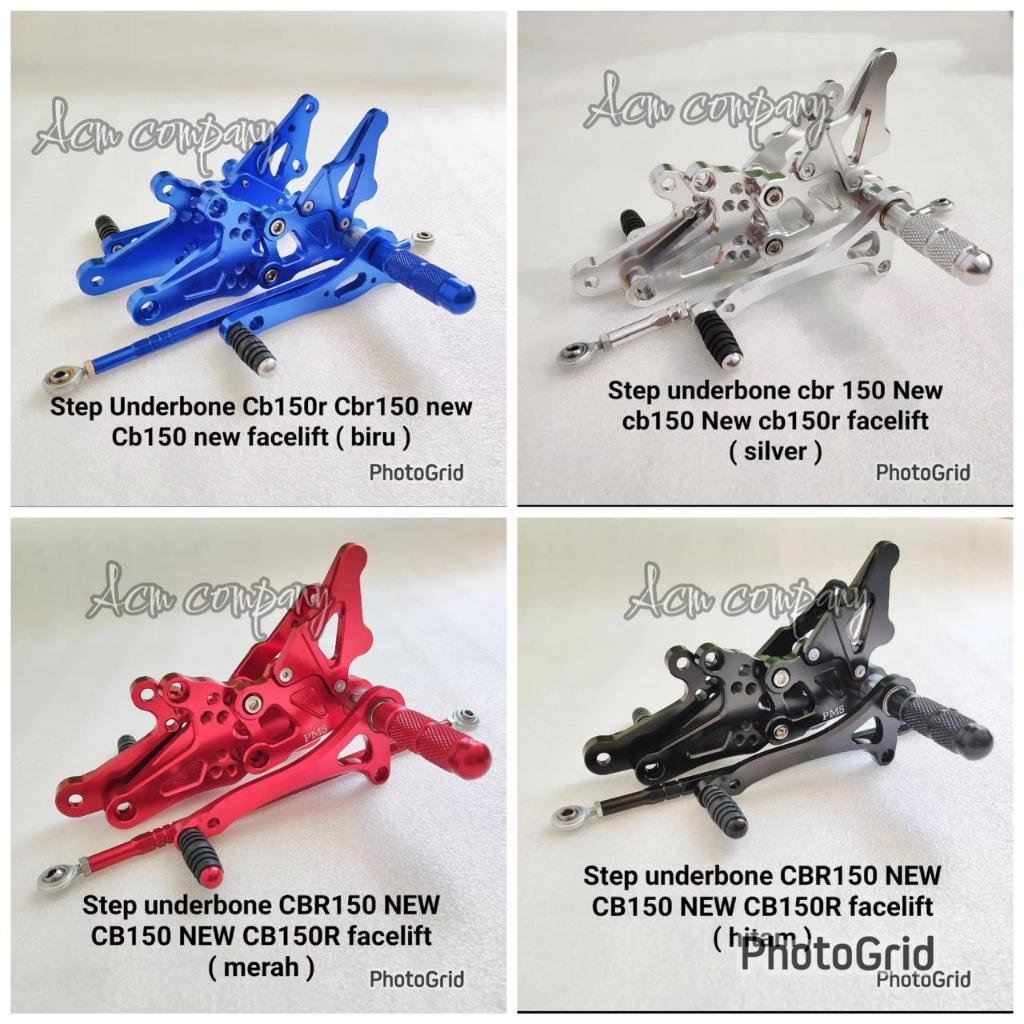 Underbone Underbon Step FULL CNC Honda CB150R , CB150 OLD NEW , CBR150 FACELIFT