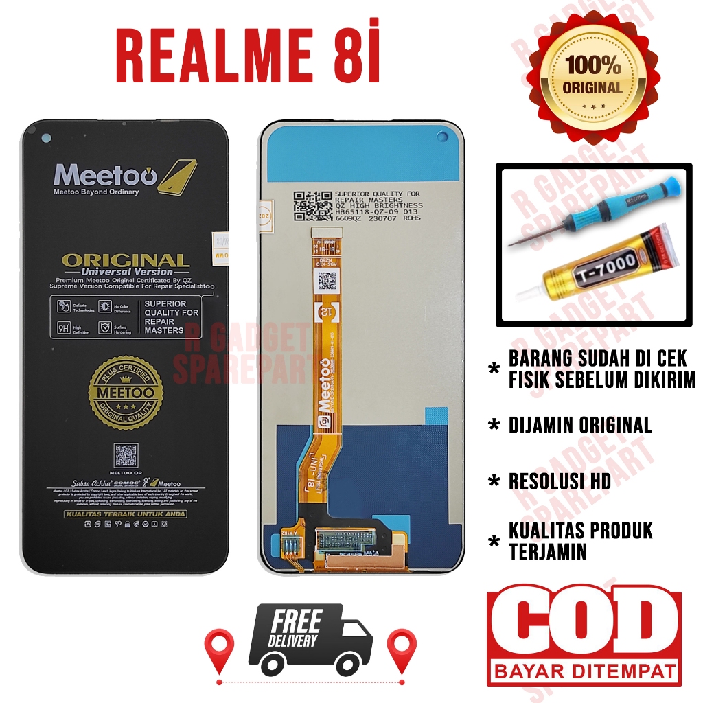 Lcd Realme 8i Original OEM Quality Lcd Touchscreen Fullset Realme 8i