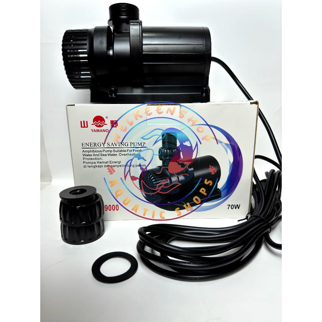 Yamano act 9000 Pompa air Kolam hidroponik low watt yamano act9000 Eco 9000 Yamano