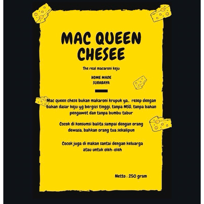 

Macaroni Queen Cheese