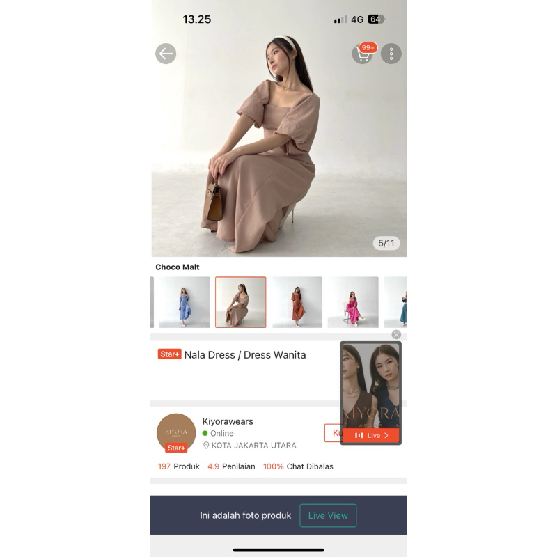 nala dress Kiyorawears
