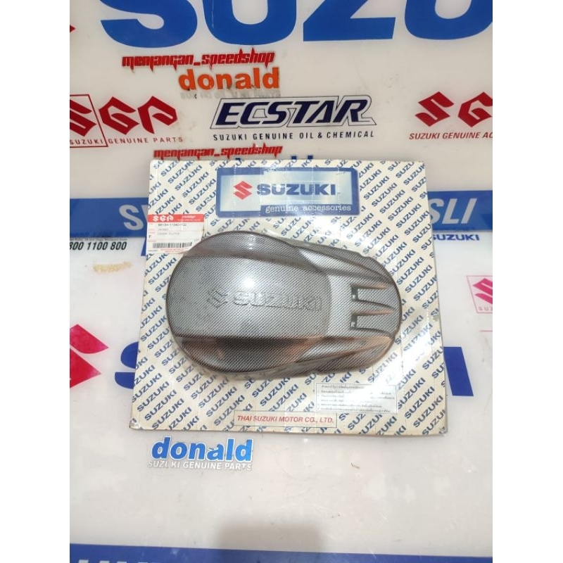 Cover Pelapis Bak CVT motif CARBON Suzuki Skywave 125 SGA Barang Baru Asli Original SGP