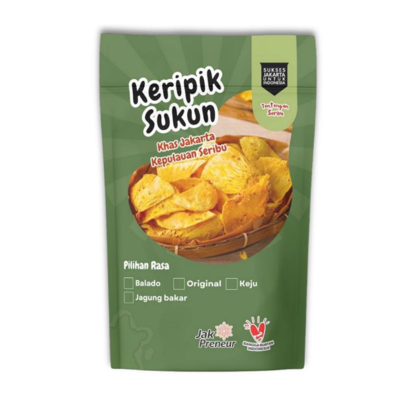 

Tentengan Seribu Keripik Sukun Duri/Lokal Khas Pulau Seribu