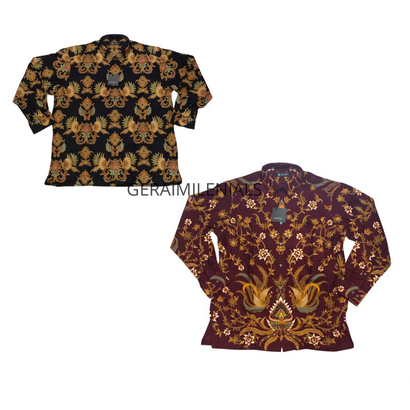 Kemeja Batik Alisan Regulerfit Lengan Panjang Spesial Size 15½-33 / L