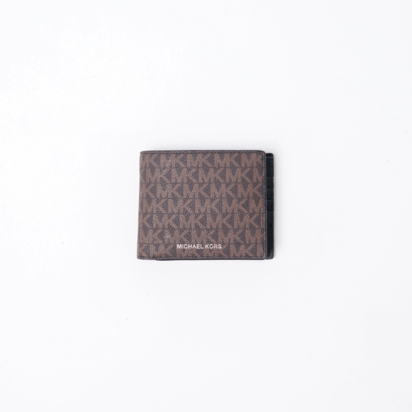Dompet MICHAEL KORS MK MONOGRAM BROWN WALLET + CARD 100% ORIGINAL