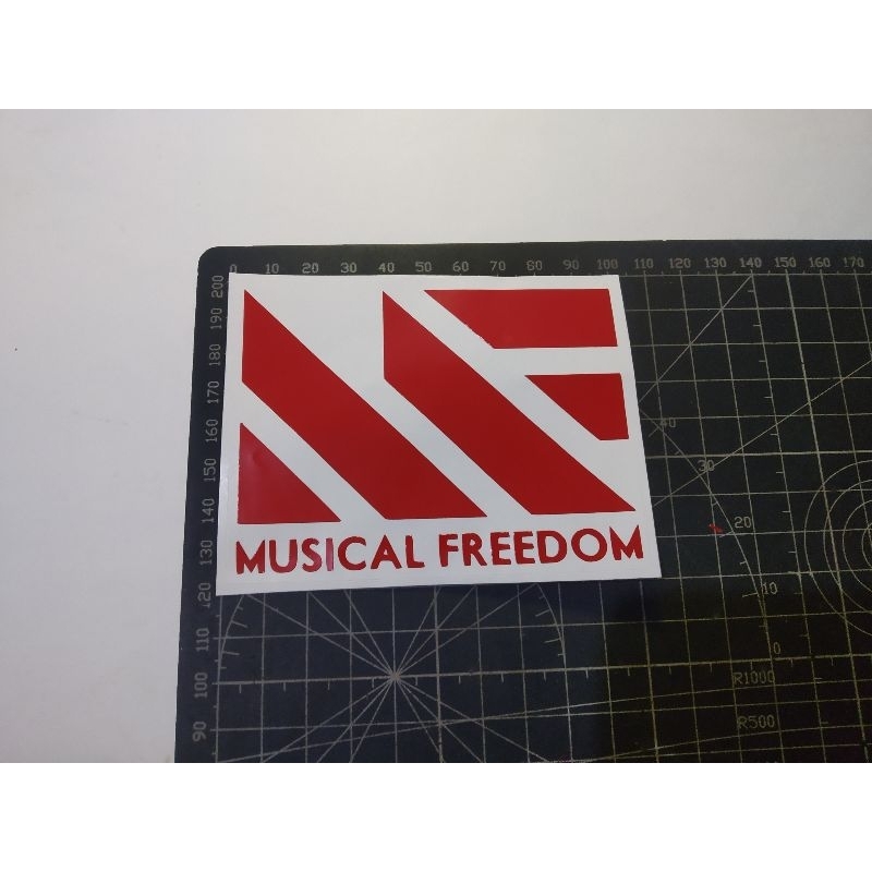 

cutting stiker musical freedom
