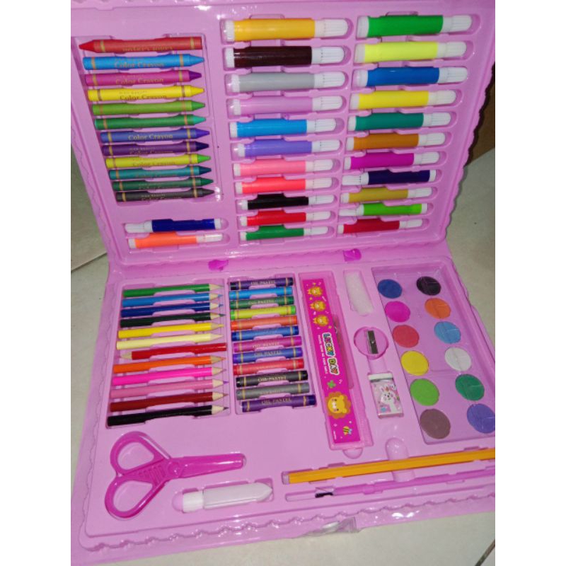 

KRAYON SET 86 PCS PENSIL WARNA SET LENGKAP