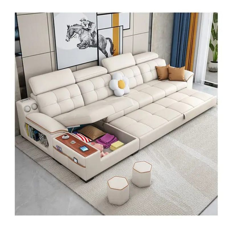 sofa L shape model bed