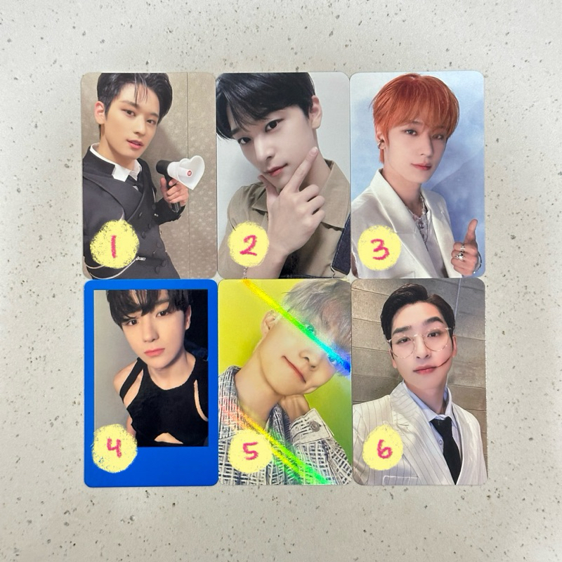 pc photocard the boyz tbz juyeon hyunjae q changmin sangyeon lightstick mihwa stealer polaroid byok 