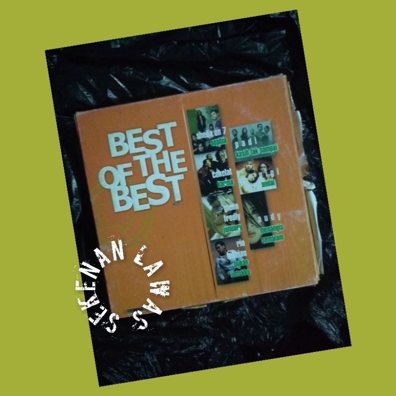 Kaset & VCD Best Of The Best/ Sheila On 7, Cokelat, Padi dll (Mulus)