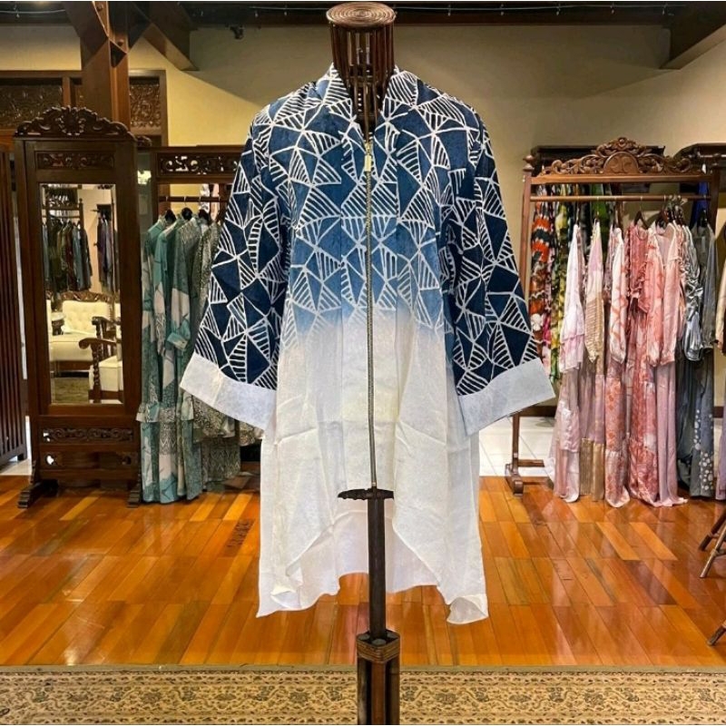 Tunik Kebaya Viscos by Dian Pelangi LIMITED EDITION Blouse Baju Atasan Blus Outfit Kerja Kantor Pest