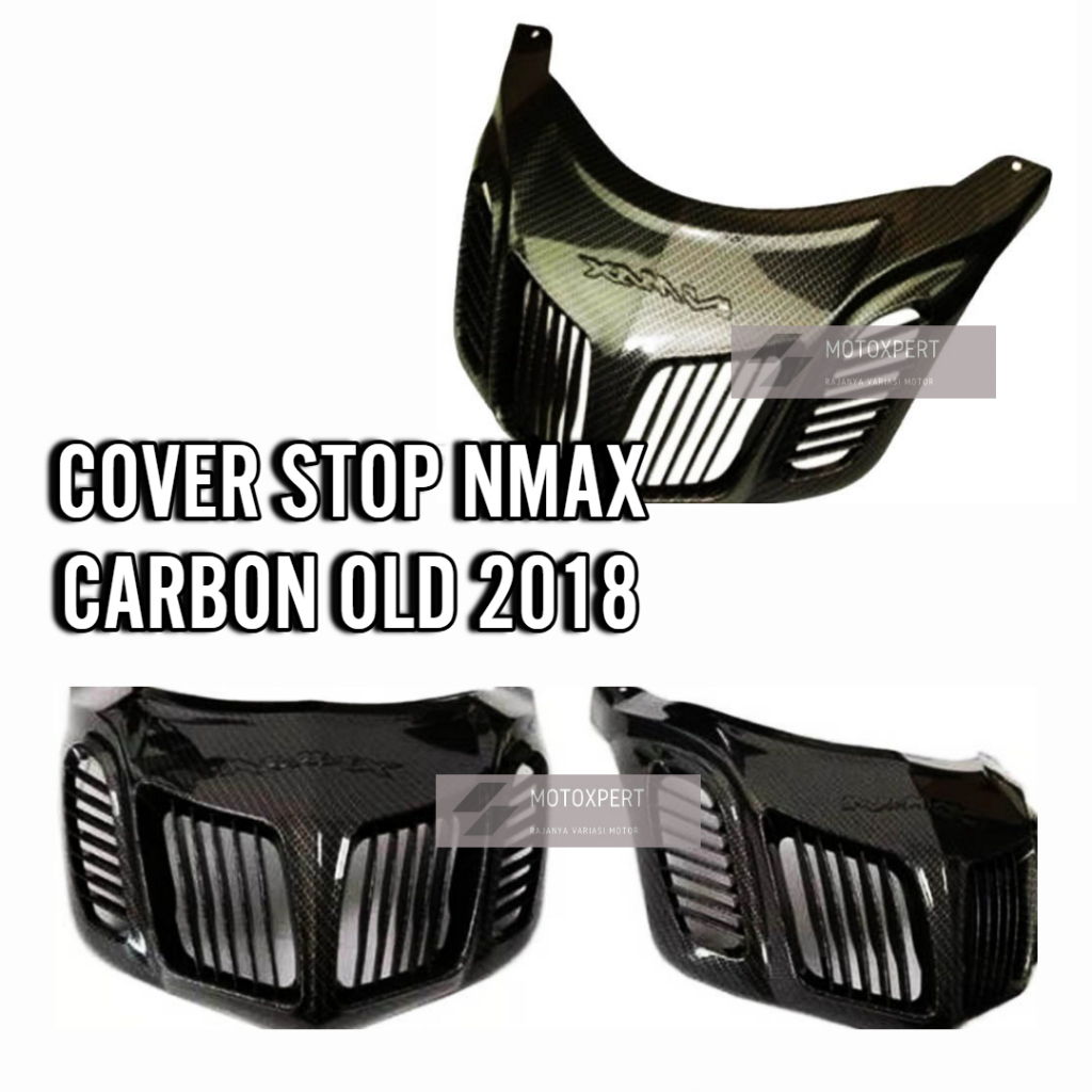 COVER STOP LAMP YAMAHA NMAX OLD 2018 ABS KARBON COSTUM CELUP VARIASI