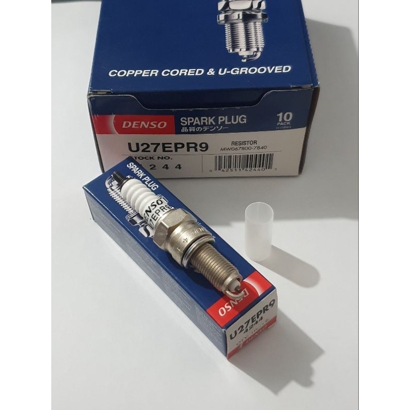 BUSI DENSO BIRU U27EPR-9 BEAT FI VARIO 110 125 150 ESP SCOOPY FI ESP CRF VERZA MEGAPRO MONO SHOCK
