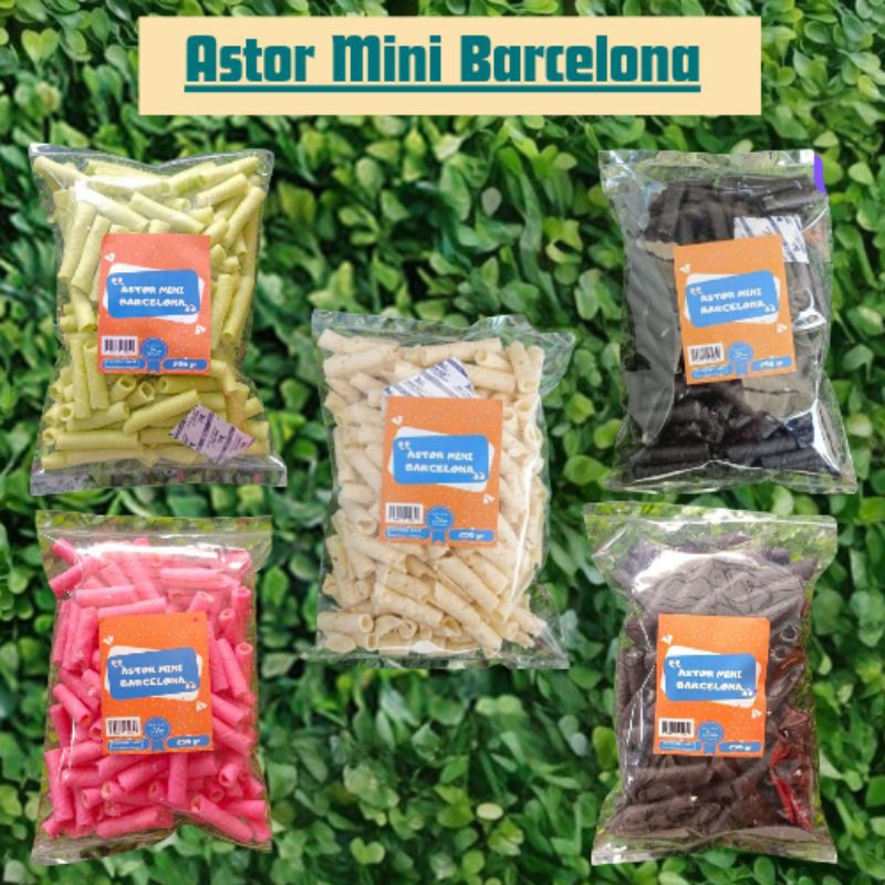 

Astor Mini Barcelona Kiloan/Pack isi 250gr oleh-oleh Semarang