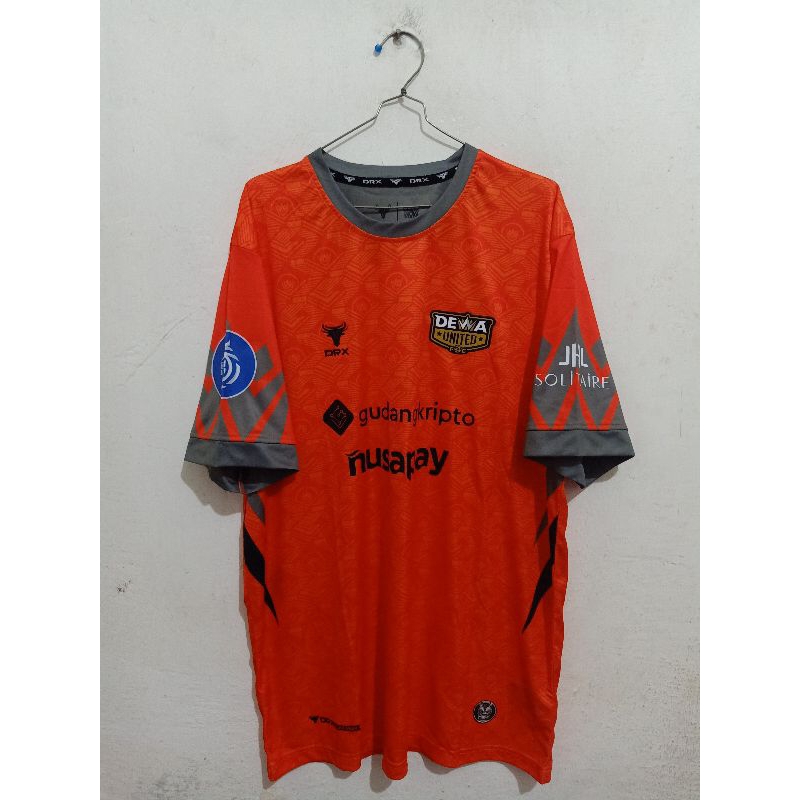 Jersey Dewa United GK Kiper Match Prepared Liga 1 2023 Original DRX YOFANDANI