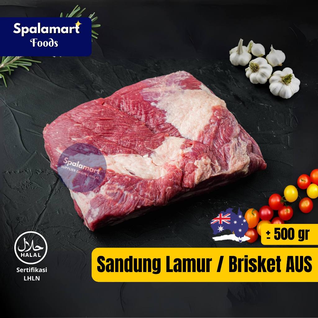 

Daging Sandung Lamur Import Super / Beef Brisket Import - Kemasan 500gr