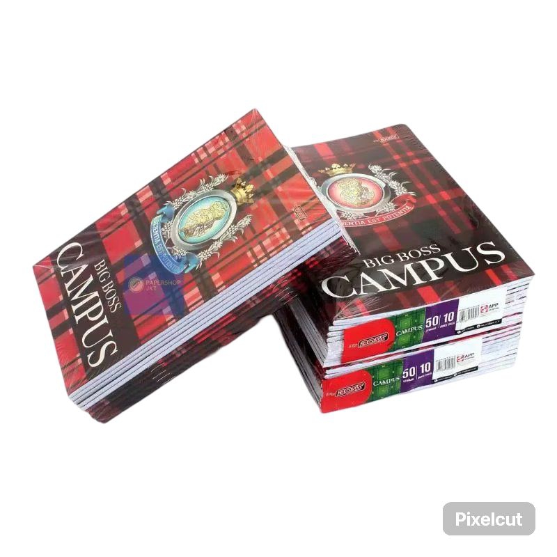 

BUKU TULIS BIG BOZZ CAMPUS(50L) UKURAN BOXY PANJANG
