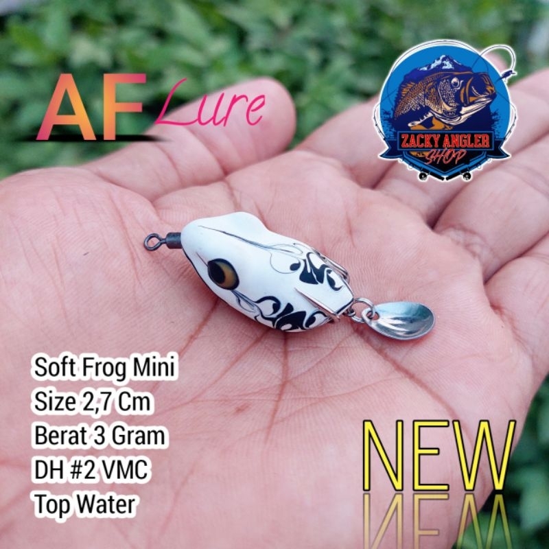 Soft Frog Mini AF Lure 2,7 Cm Umpan Casting Gabus
