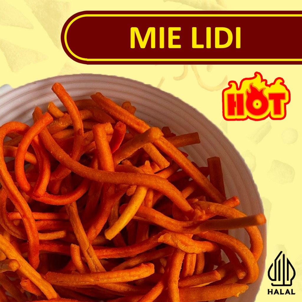 

KERUPUK MIE LIDI | 500 250 100 GR | CEMILAN KHAS MEDAN | JAJANAN VIRAL ENAK | OLEH OLEH SNACK