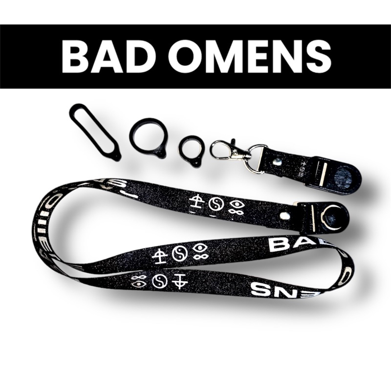 

BAD OMENS LANYARD PREMIUM GANTUNGAN HP GANTUNGAN KUNCI