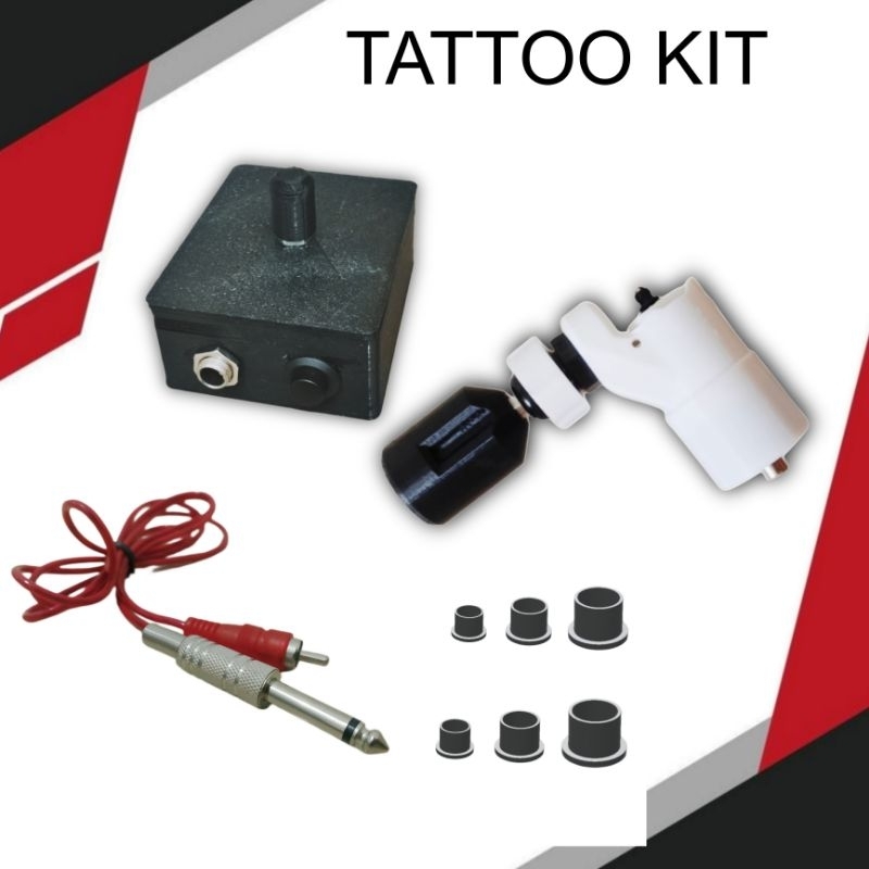 ROTARY TATTOO KIT MESIN TATTOO SET MURAH ROTARY FULL SET 3d print