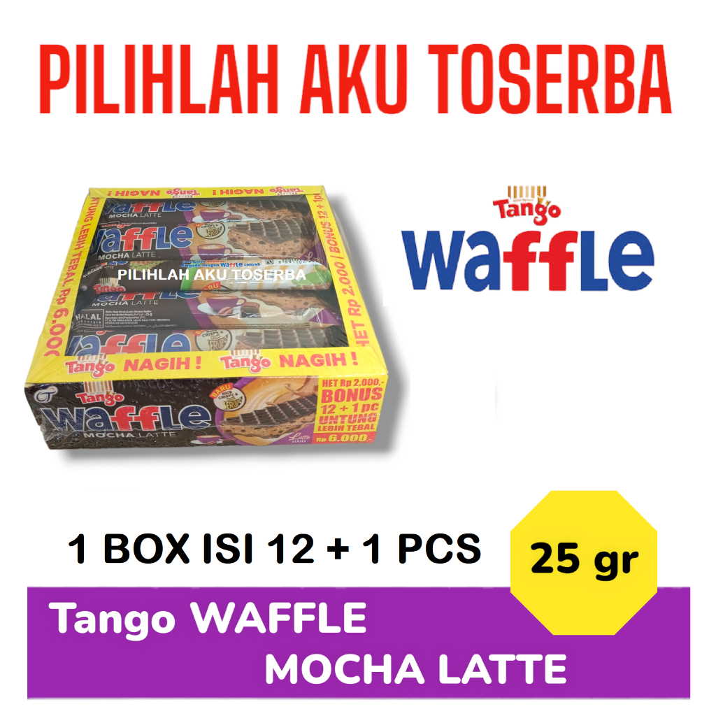 

Tango WAFFLE Mocha Latte - ( HARGA PER BOX isi 12 pcs)