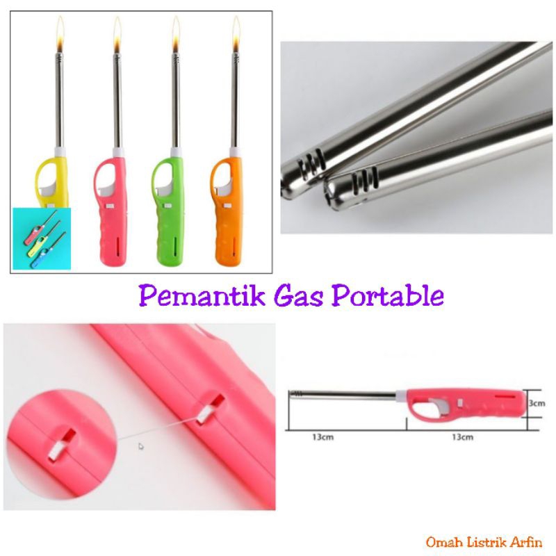 Pemantik Gas Pemantik Api Portable