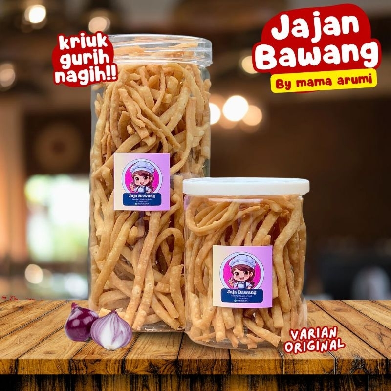 

kue bawang-stik bawang-jaja bawang khas lombok pedas gurih renyah 200gram