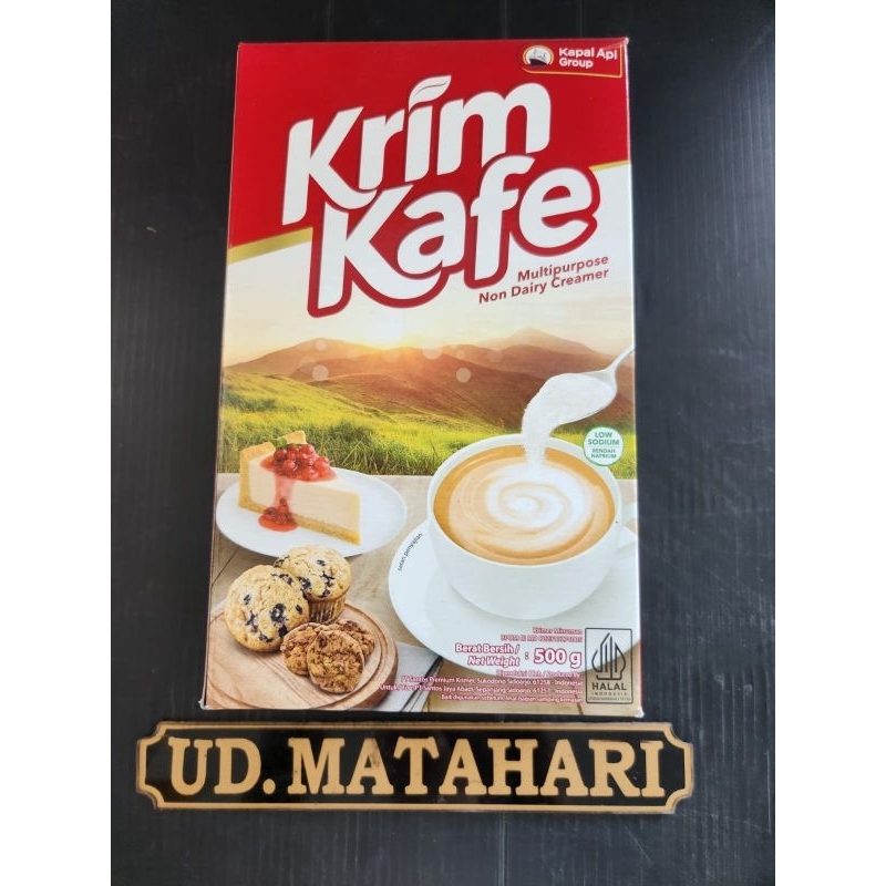 

Ellenka Rich Creme Krimer Nabati 500 Gr / Krim Kafe Kapal Api 500gr / Non Dairy Creamer / Krimer Bubuk Instan