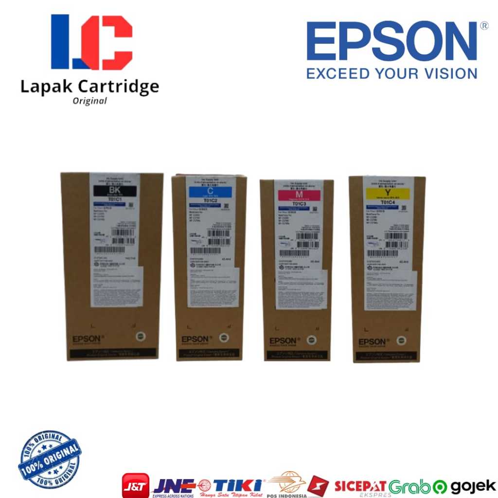 Tinta EPSON T01C Standard Tinta printer Epson WF C579R 579R