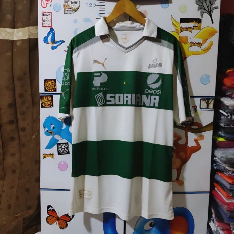 Kaos jersey sepak bola Club Santos Laguna 2013/14 original second