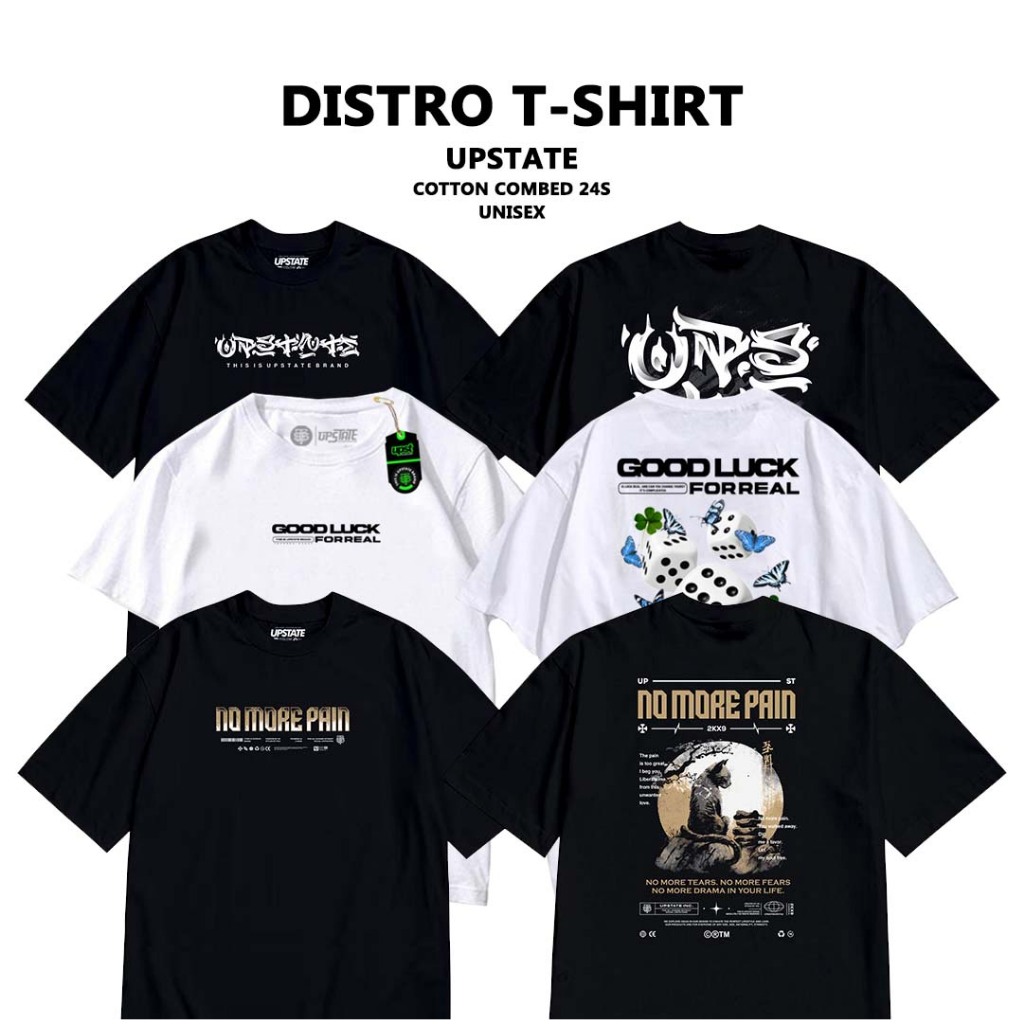 KAOS DISTRO UPSTATE cotton COMBED 24s VOL.2