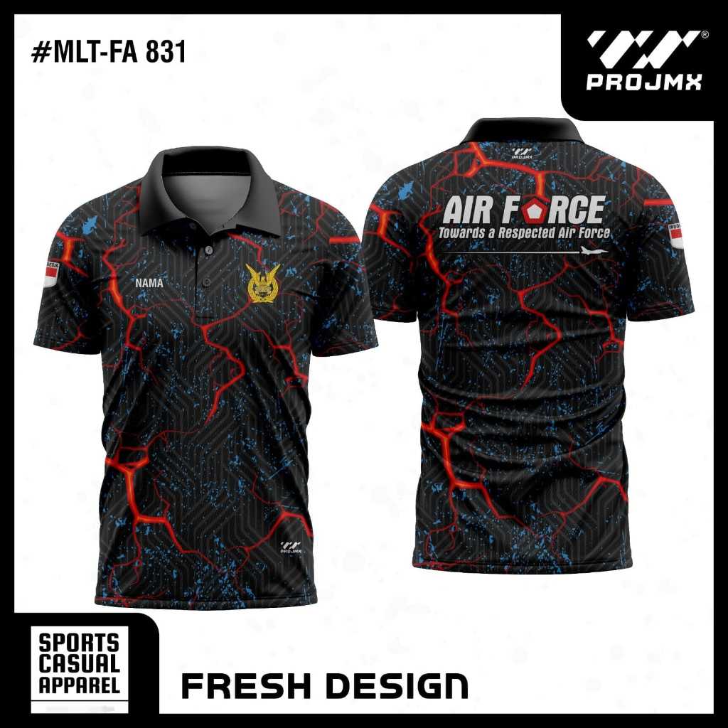 PROJMX - KAOS JERSEY TNI AU | BEBAS CUSTOM