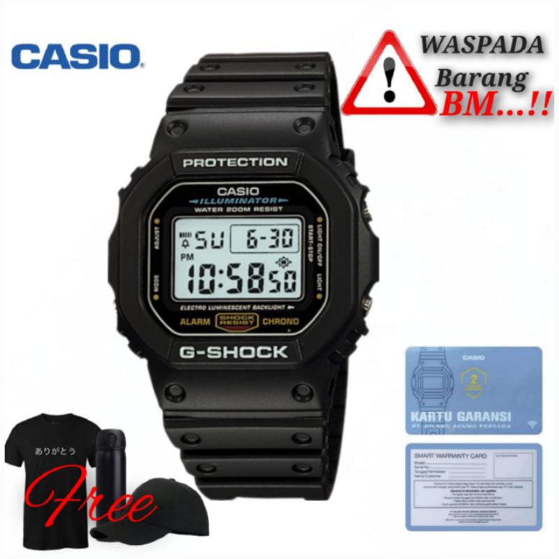 JAM TANGAN CASIO GSHOCK DW-5600E-1VDF / GSHOCK DW-5600E-1DR