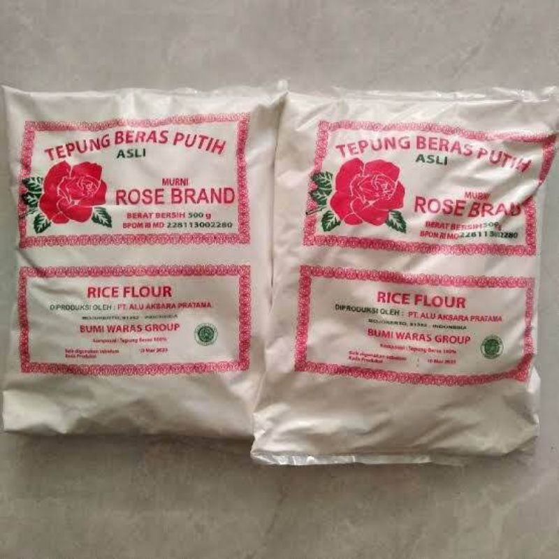 

Tepung Beras Rose Brand 500 Gr (2 Bungkus)
