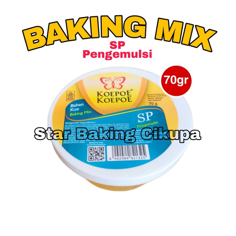 

SP KOEPOE KOEPOE 70gr BESAR Cake Emulsifier Kupu-kupu